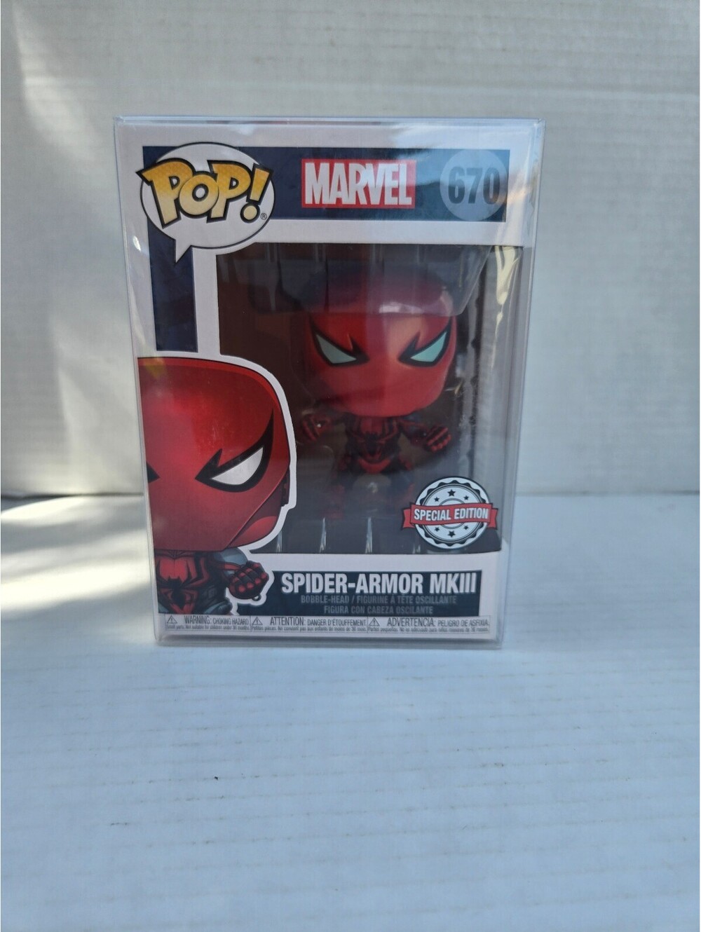 Funko Pop! Marvel Spider-Armor MKIII #670 Special Edition Collectible Figure
